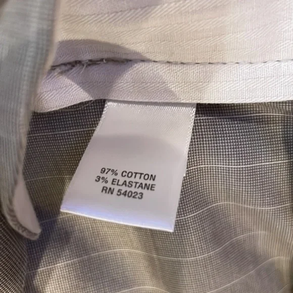 Banana Republic The Martin Fit stretch pin stripe cuffed dress slacks - Picture 7 of 7